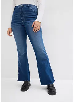 Bootcut-jeans High Waist, myk stretch, bonprix