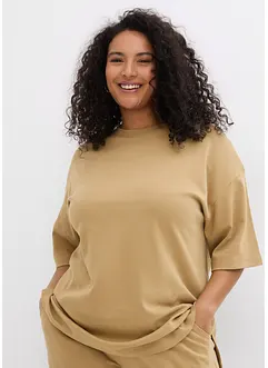 Lang topp i interlock-materiale, bonprix