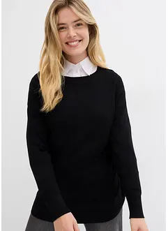 Finstrikket genser, bonprix