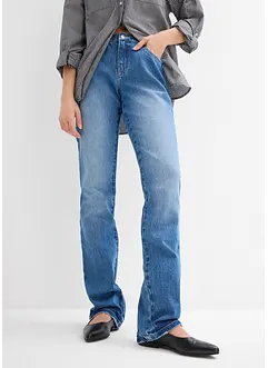 Straight-jeans, Mid Waist, Low Stretch komfortlinning, bonprix