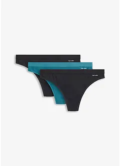 Feel Comfort Seamless-stringtruse i ribbet materiale (3-pack), bonprix