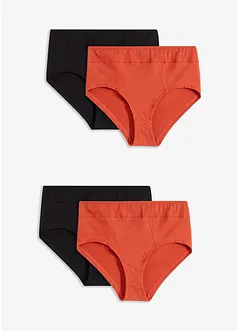 Maxitruse med økologisk bomull (4-pack), bonprix