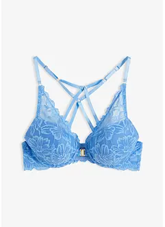 Padded-BH med lukning foran og blonder, bonprix