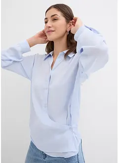 Skjortebluse i fin sateng, bonprix