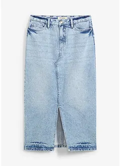 Midiskjørt i denim, bonprix