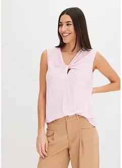 Jerseytopp med twist, bonprix