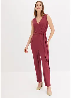 Jumpsuit i jersey med knutedetalj, bonprix