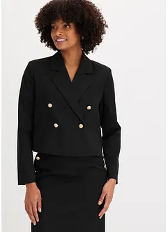 Kort blazer med smykkeknapper, bonprix