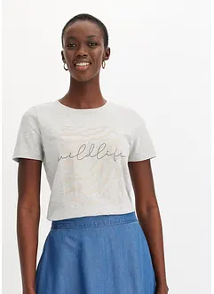 Topp med velplassert sebra print, bonprix