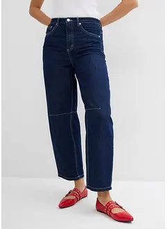Balloon-jeans High Waist komfortlinning, supersoft, cropped, bonprix
