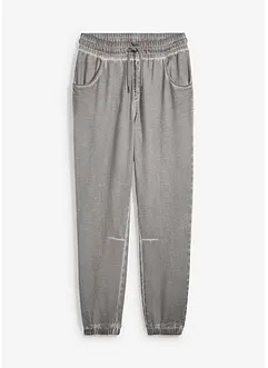 Joggebukse i vasket look, bonprix