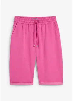 Bermudashorts i trikotmateriale med oppbrett, bonprix