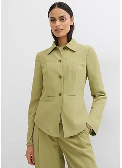 Skjortejakke i figurnær modell, bonprix