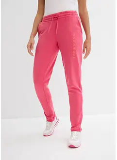 Joggebukse i formstabilt materiale med trykk, bonprix