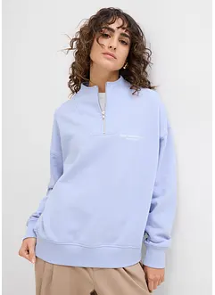 Oversized sweatshirt i ren økologisk bomull, bonprix