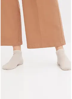 Sneakerssokker med økologisk bomull og frotté på innsiden (8-pack), bonprix