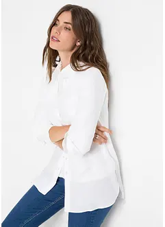 Lang bluse i sertifisert viskose, bonprix