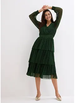 Trikotkjole med lurex, bonprix