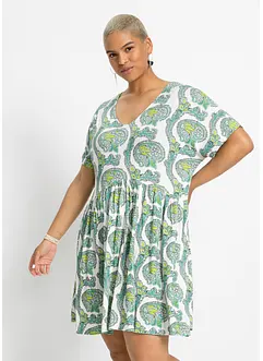 Trikotkjole i lett viskose med elastan, bonprix