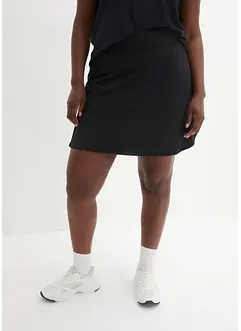 Treningsskjørt med integrert sykkelbukse, hurtigtørkende, bonprix