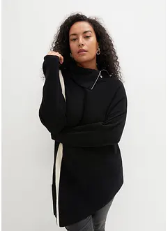 Genser med asymmetrisk kant, bonprix