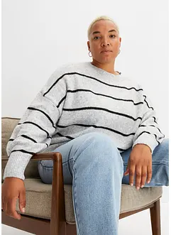 Stripet genser, bonprix