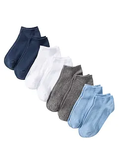 Sneakerssokker med økologisk bomull (8-pack), bonprix