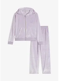Jakke og bukse i velur (2-delt sett), bonprix