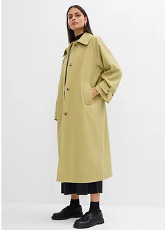 Trenchcoat med ermer med oppbrett, bonprix