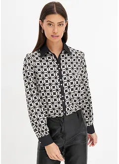 Bluse i sateng, bonprix