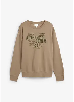 Sweatshirt med print i Loose Fit-modell, bonprix