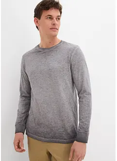 Langermet topp i økologisk bomull (2-pack), bonprix