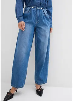 Ballon-jeans Mid Waist, Super Soft, bonprix