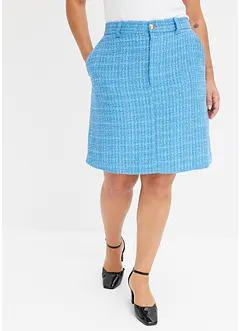 Miniskjørt i bouclé, bonprix