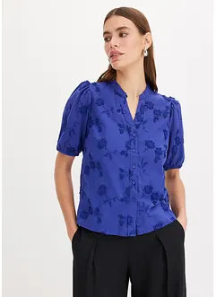 Kortermet bluse i 100% bomull, bonprix