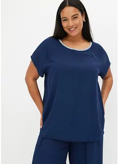 Bluse med strasspynt, bonprix