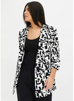 Lang, mønstret blazer, bonprix