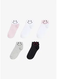 Sokker med økologisk bomull (5-pack), bonprix
