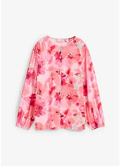 Vid bluse i ren bomull, bonprix