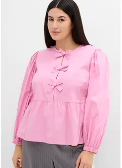 Bluse med sløyfedetaljer, bonprix