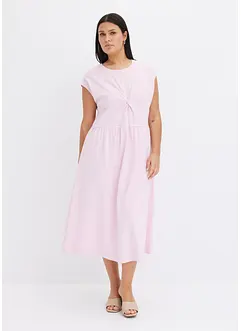 Jerseykjole i utskrådd modell med twist-detalj, bonprix
