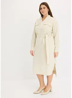 Skjortekjole i midi-lengde, bonprix