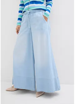 Wide Leg-jeans, Mid Waist, komfortlinning, bonprix