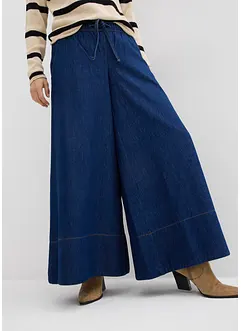 Wide Leg-jeans, Mid Waist, komfortlinning, bonprix