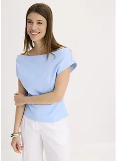 Off shoulder-topp i økologisk bomull, bonprix