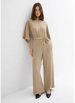 Jumpsuit med knytebelte, bonprix