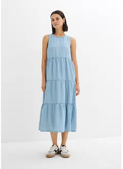 Minikjole av glatt lyocell, bonprix