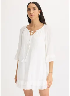 Kjole i boho look med broderi, bonprix