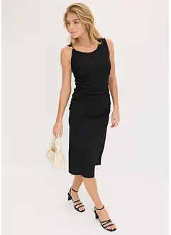 Figurnær one shoulder-kjole, bonprix
