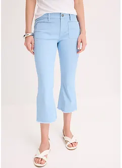 Capribukse i bomull med stretch, bonprix